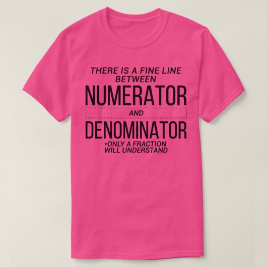 分数 Tシャツ (デザイン正面)