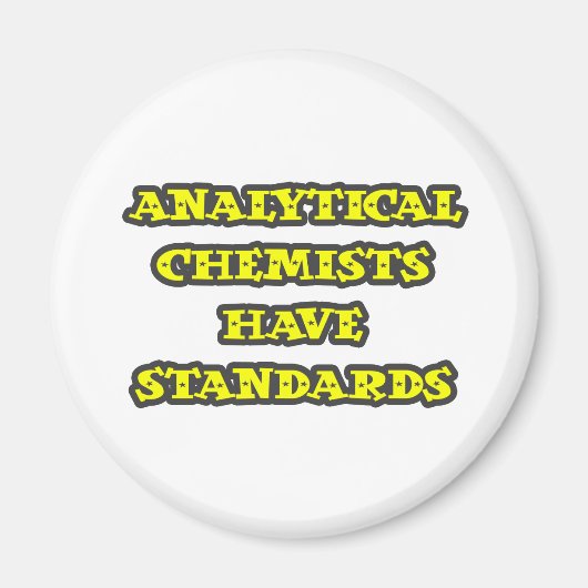 分析化学者には基準がある マグネット (正面)