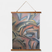 分析的キュビズム 吊り下げ型タペストリー (正面)