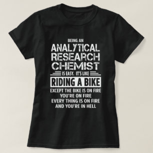 分析研究化学者 Tシャツ