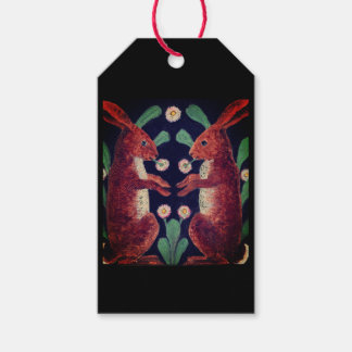 分枝と花の色彩の鮮やか贈りラベル ギフトタグ