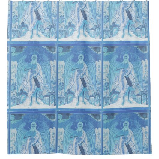 分極された洗礼者ヨハネのシャワー・カーテン シャワーカーテン (正面)