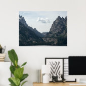 分水嶺プリント ポスター (ホームオフィス)