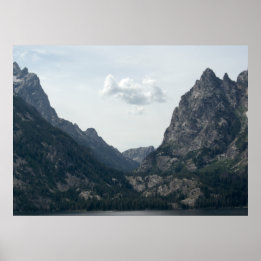 分水嶺プリント ポスター