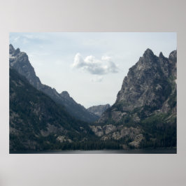 分水嶺プリント ポスター