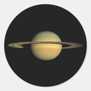分点(太陽系)の~~の間の惑星土星 ラウンドシール