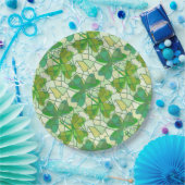 分裂したシャムロック ペーパープレート (パーティー)