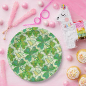 分裂したシャムロック ペーパープレート (パーティー)