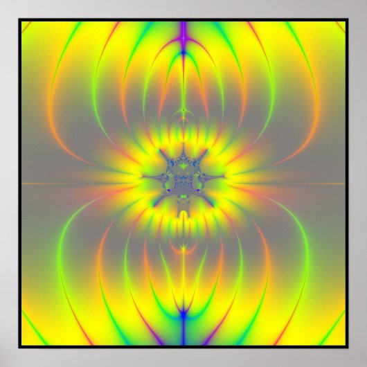 分裂フラクタル ポスター (正面)