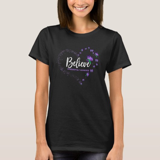 分裂脳認識度蝶信じ類 Tシャツ (正面)