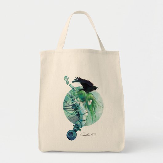 分解された破損の食料雑貨のトート トートバッグ (正面)