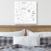 分解図特許図の拡大キャンバス キャンバスプリント (インサイチュ (寝室))