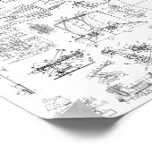 分解図特許図プリント ポスター (角)