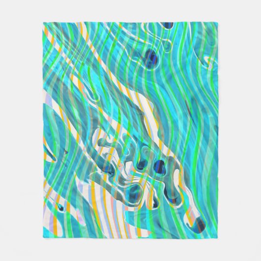 分身 フリースブランケット (正面)