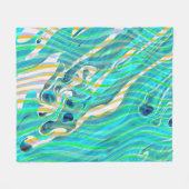 分身 フリースブランケット (正面(横))