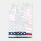 分野で得意気に振る400旗 ポストイット (正面)