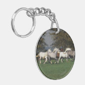 分野で走っているアラビア人 キーホルダー (正面左)