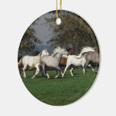 分野で走っているアラビア人 セラミックオーナメント (左)