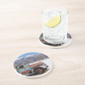 分野に坐る古いトラック コースター (側面)