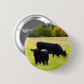 分野のアンガスの黒い組 缶バッジ (正面&裏面)