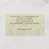 分野のオオムギの単独耳 名刺 (裏面)