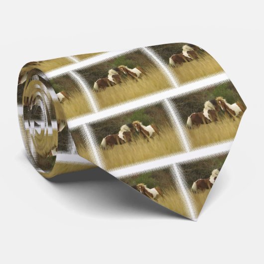 分野のタイのペンキの子馬 ネクタイ (ロール)
