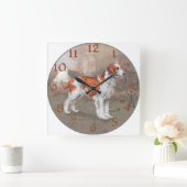 分野のブリッタニー スクエア壁時計 (ホーム)