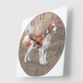 分野のブリッタニー スクエア壁時計 (傾斜)