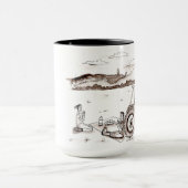 分野のマグの農業の夕食 マグカップ (中央)