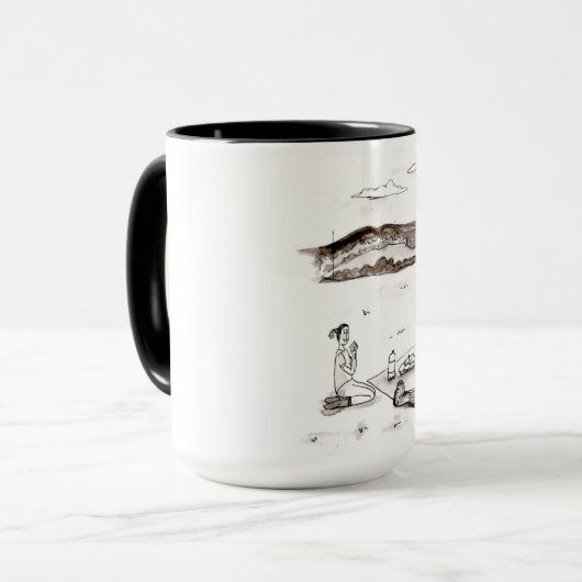 分野のマグの農業の夕食 マグカップ (正面左)