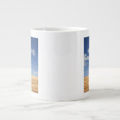 分野の干し草ベール ジャンボコーヒーマグカップ (正面)