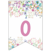 分野の花の旗布の旗 バンティングフラッグ (第3の旗)