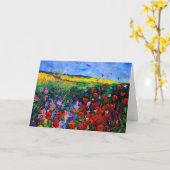 分野の花68 カード (黄色い花)