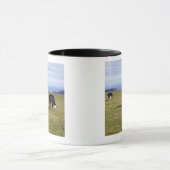 分野の見落としの牛の牧歌的な場面 マグカップ (中央)