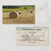 分野の農業のわらのベール 名刺 (正面/裏面)