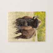 分野の野生のバッファロー ジグソーパズル (横)