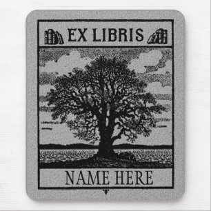 分野のLibrisの前の木 マウスパッド