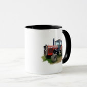 分野のMasseyファーガソンの赤いトラクター マグカップ (正面右)