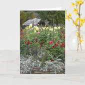 分野を植えること カード (黄色い花)