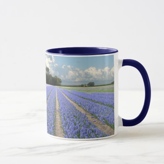 分野オランダの青いHyacinths マグカップ (右)