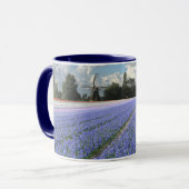 分野オランダの青いHyacinths マグカップ (正面左)
