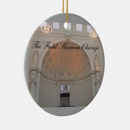 分野博物館のシカゴのクリスマスのオーナメント セラミックオーナメント (右)