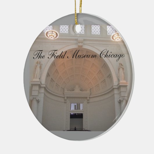 分野博物館のシカゴのクリスマスのオーナメント セラミックオーナメント (左)