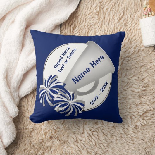 分隊のためのパーソナライズな応援のギフトのアイディアあなたの色 クッション (ブランケット)