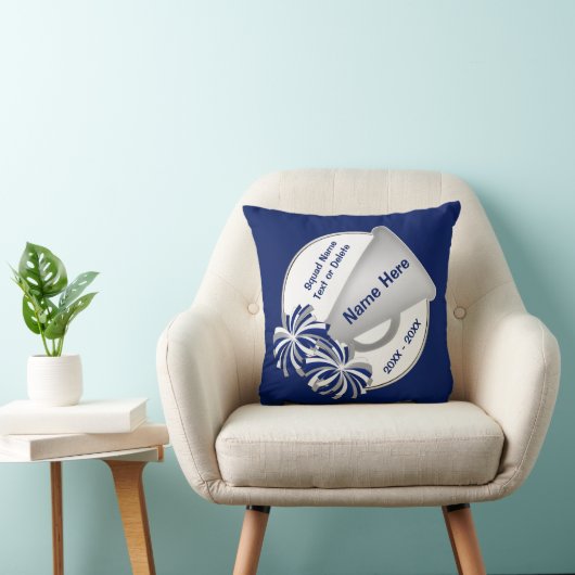 分隊のためのパーソナライズな応援のギフトのアイディアあなたの色 クッション (椅子)
