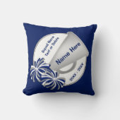 分隊のためのパーソナライズな応援のギフトのアイディアあなたの色 クッション (正面)