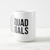 分隊のゴールのマグ コーヒーマグカップ (正面左)