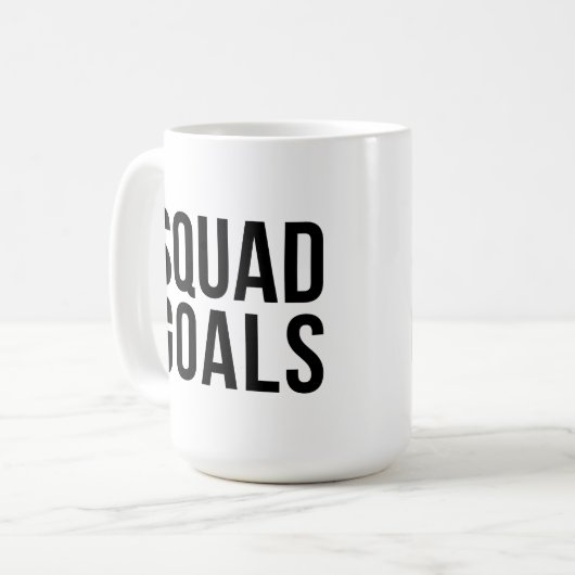 分隊のゴールのマグ コーヒーマグカップ (正面左)