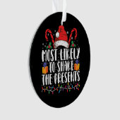 分隊のプレゼントを揺るがす可能性が高い オーナメント (正面)