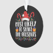 分隊のプレゼントを揺るがす可能性が高い オーナメント (正面)